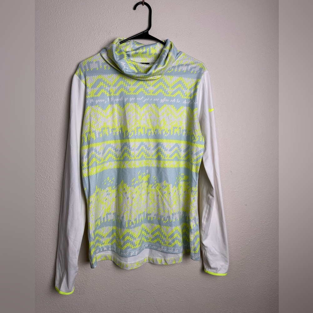 Nike Pro Dri Fit‎ Woman Size XL long sleeve turtle neck performance Shirt